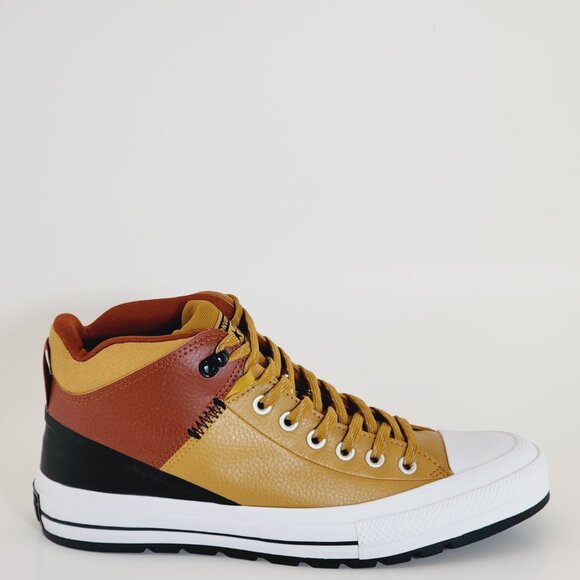 Converse CTAS Hi Street Boot Wheat/Cedar Bark Unisex Sneakers 171446C NWT - Picture 2 of 6